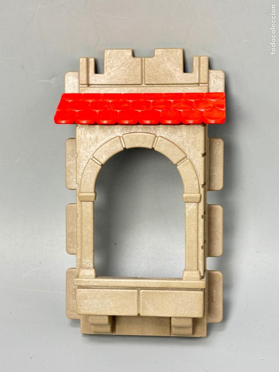 Playmobil: Playmobil lote pared balc&oacute;n con tejado castillo medieval