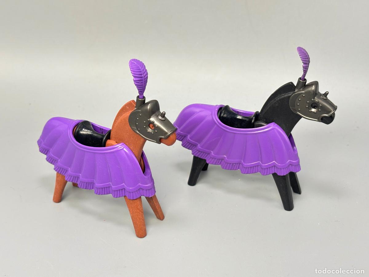 Playmobil: Playmobil 3669 caballo medieval con manta soldado medieval