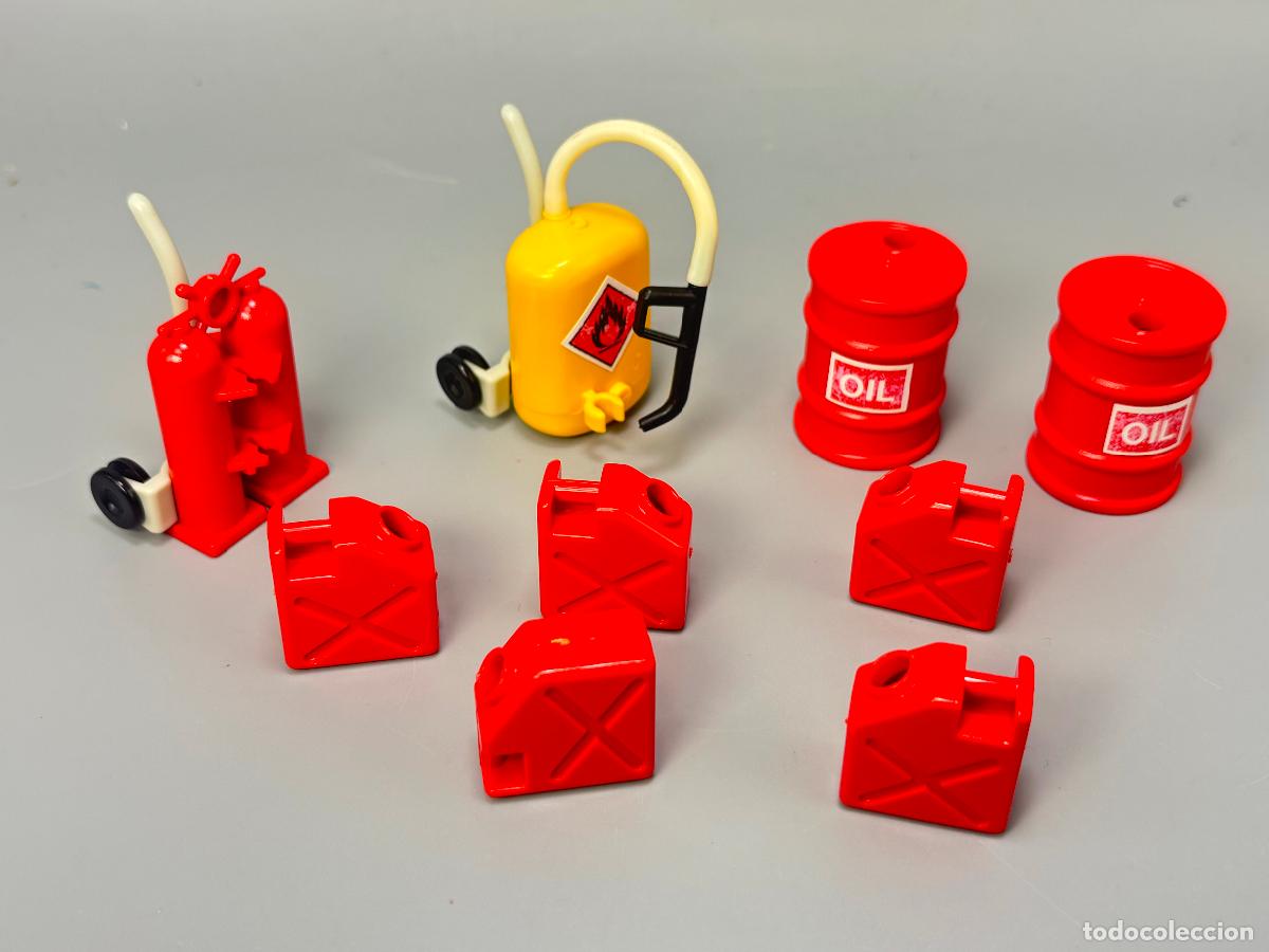 Playmobil: Playmobil lote barril deposito garrafa