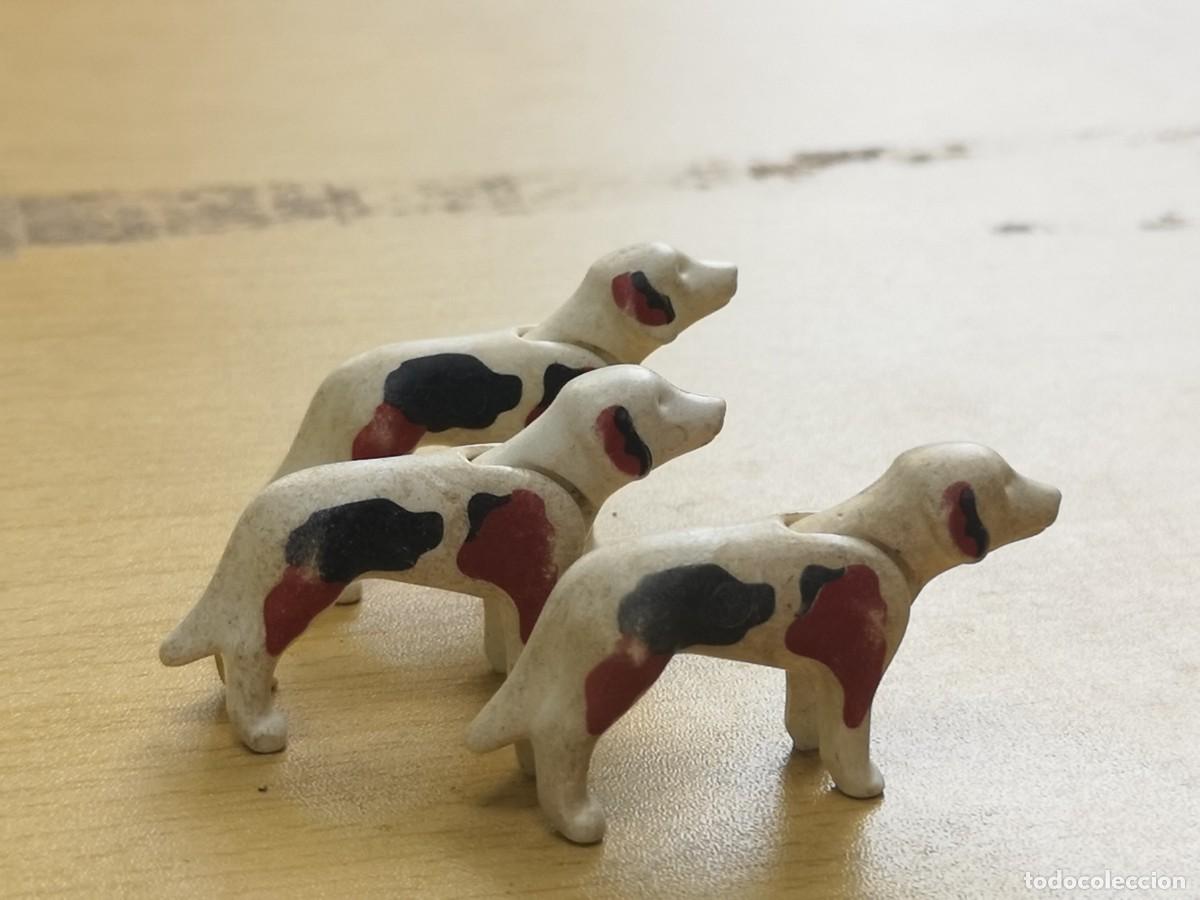 Playmobil: Playmobil lote 3 perros animales Hol