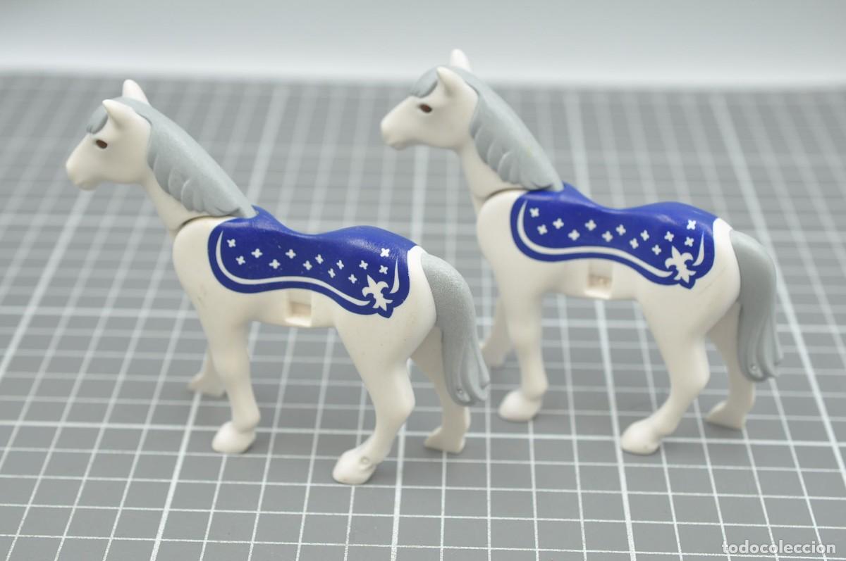 Playmobil: wsk097 PLAYMOBIL, 2 caballos carroza nupcial 6237