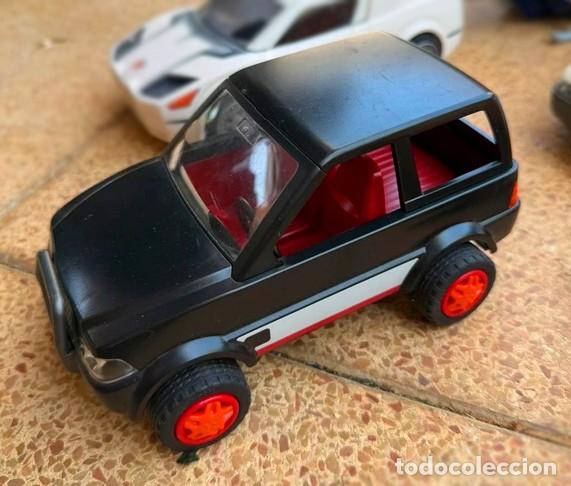 Playmobil: Coche todoterreno negro Playmobil ladrones ref 4059