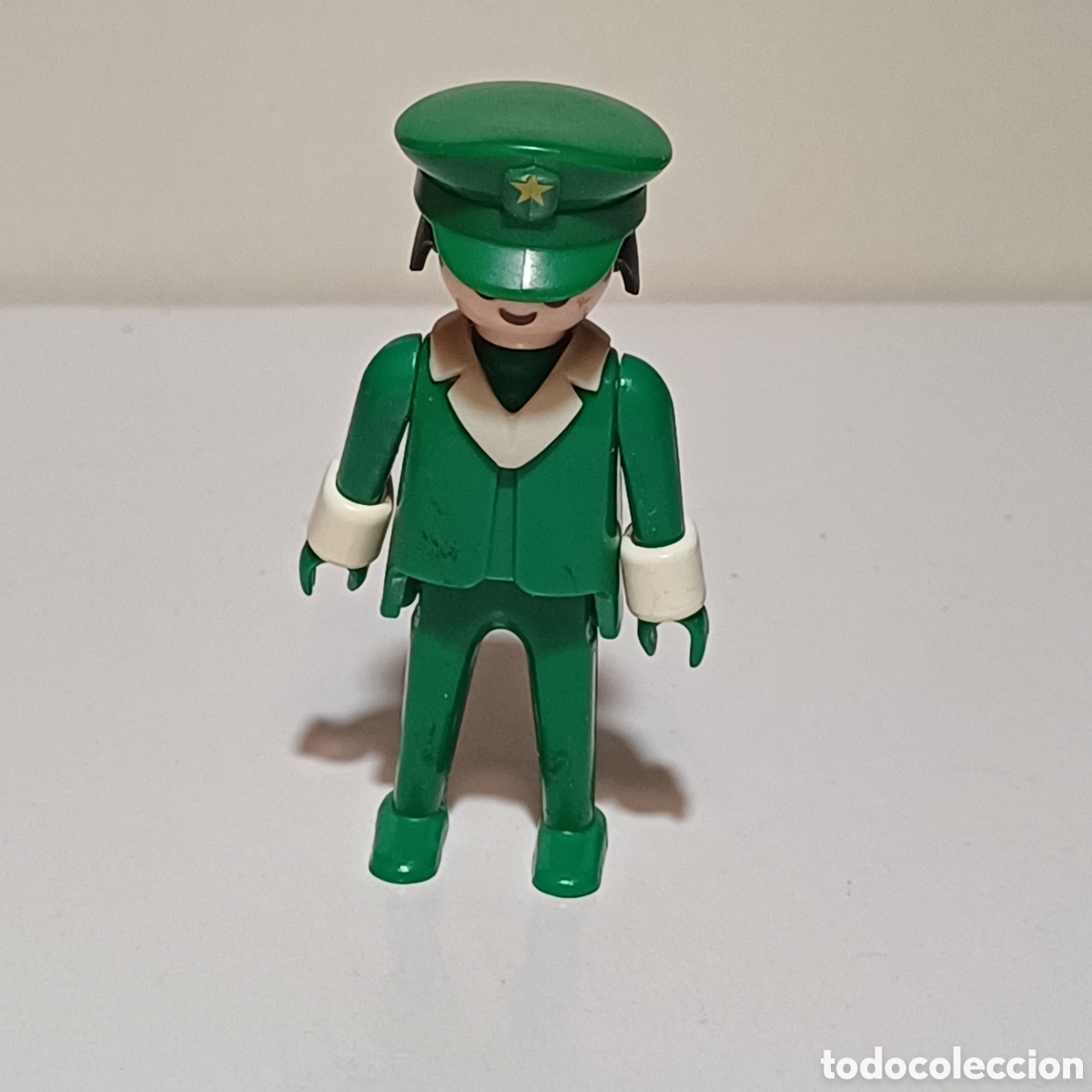 Playmobil: Figura Playmobil capitan policia verde geobra 1974 primera epoca