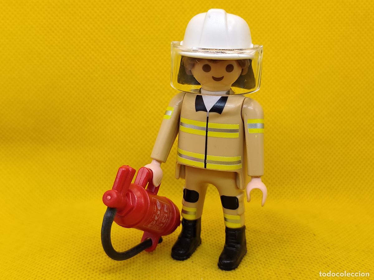 Playmobil: Playmobil Bombero con extintor y casco con visera