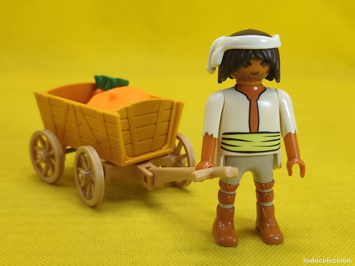 Playmobil: Playmobil Campesino con carro con hortalizas