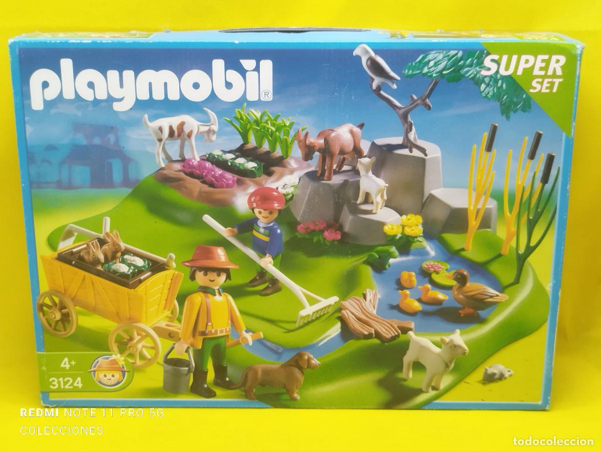 Playmobil: Playmobil Super Set granjero con huerto REF 3124