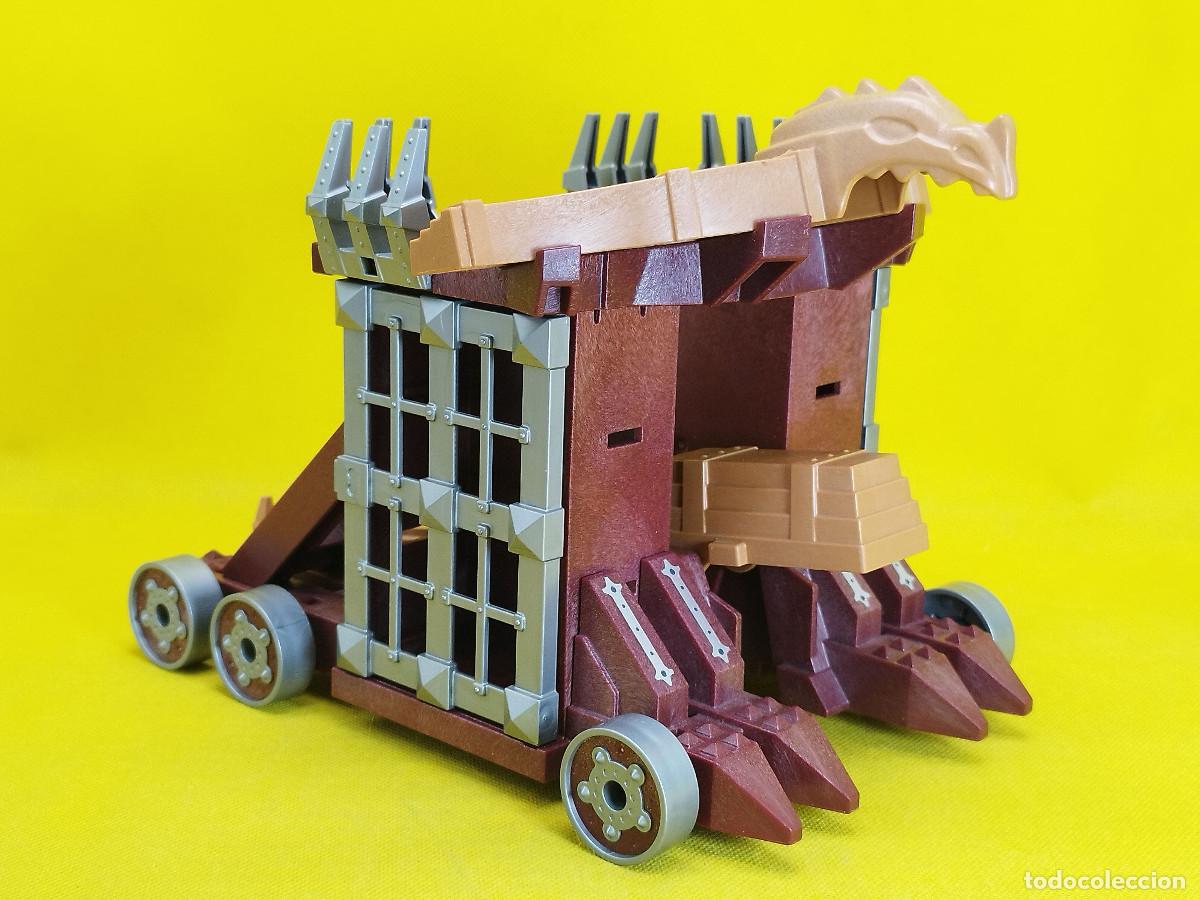 Playmobil: Playmobil Catapulta medieval con armero y jaula para prisioneros