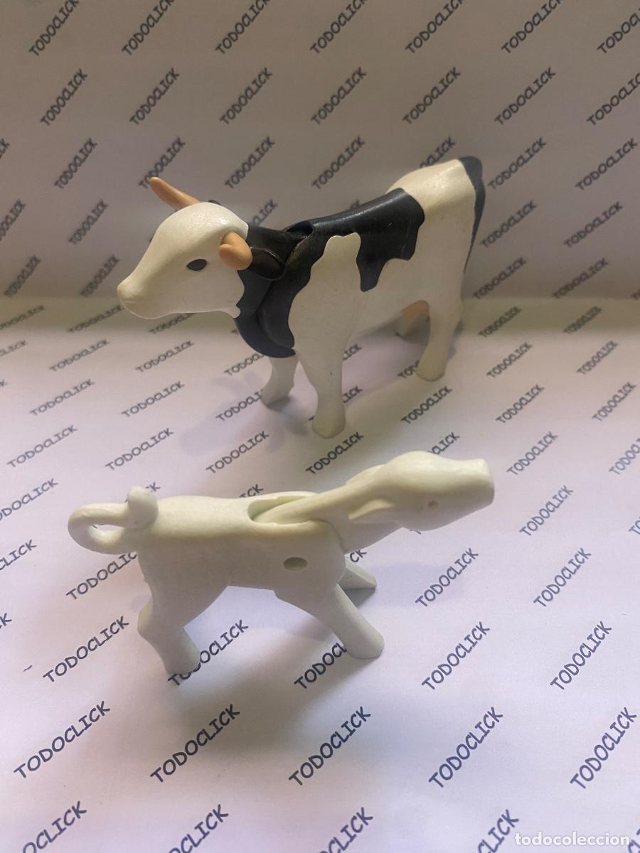 Playmobil: Playmobil vaca y ternero (pedido m&iacute;nimo 5&euro;)