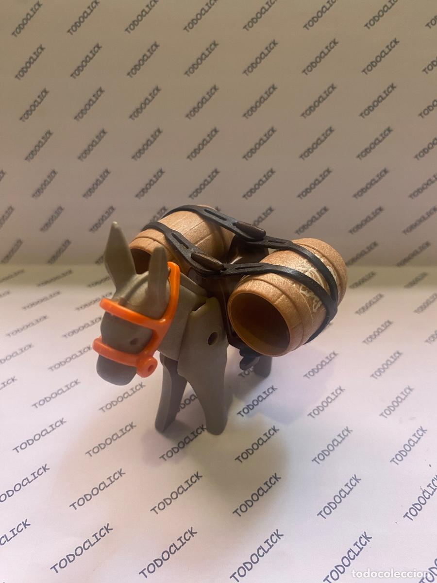 Playmobil: Playmobil burro con barriles (pedido m&iacute;nimo 5&euro;)