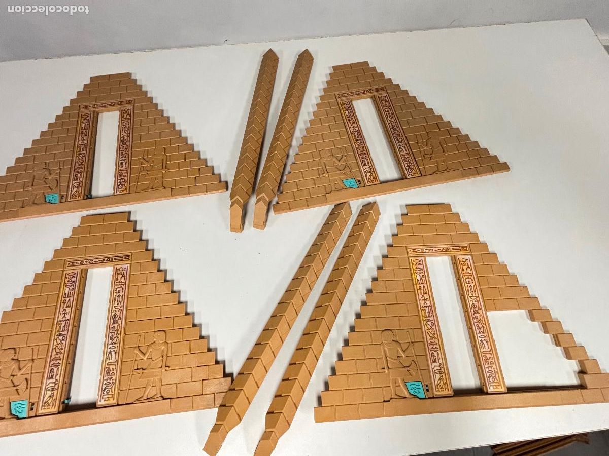 Playmobil: Playmobil 4240 lote pared y pilares PIRAMIDE EGIPTO