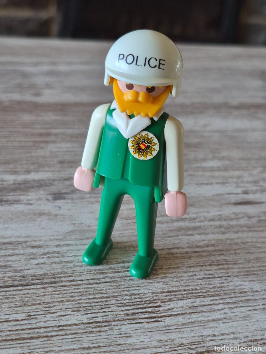 Playmobil: Figura Policia primera epoca vintage complemento accesorio Playmobil