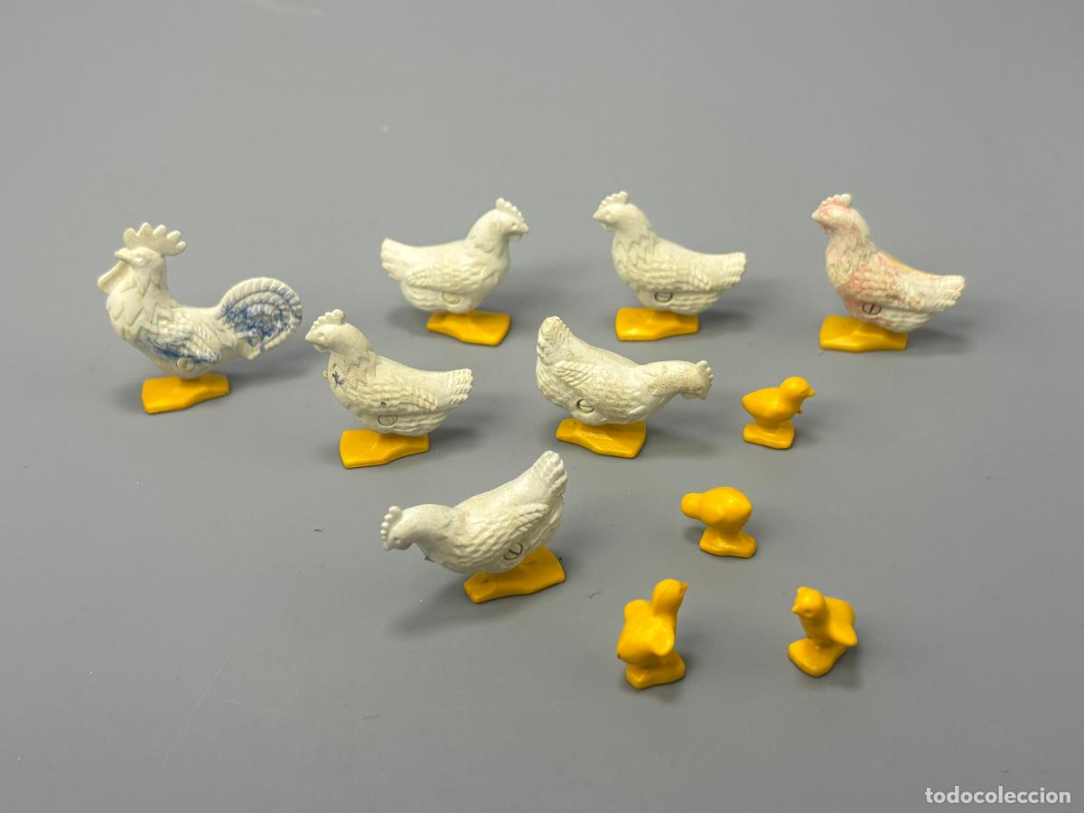 Playmobil: Playmobil lote gallina gallo y poyos granja