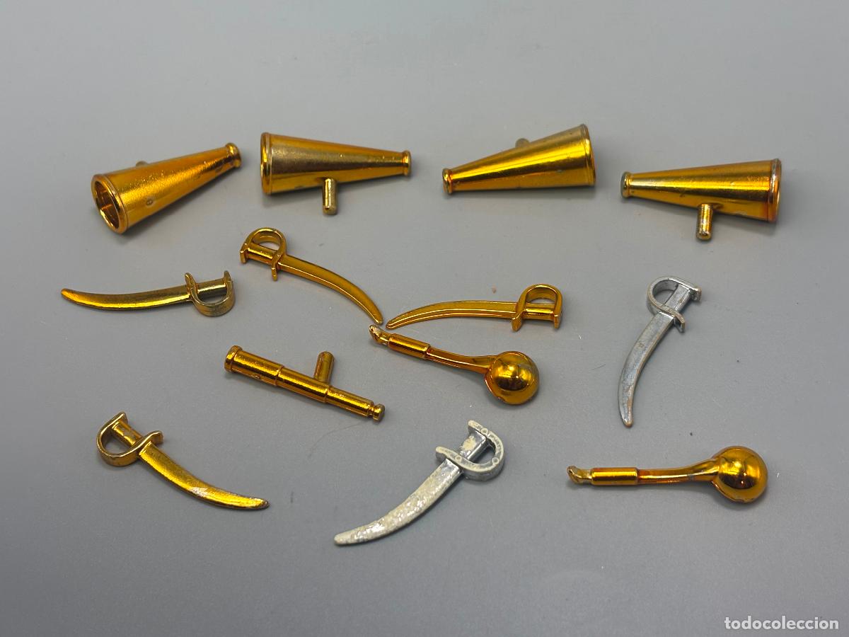 Playmobil: Playmobil lote espada cromada dorada pirata