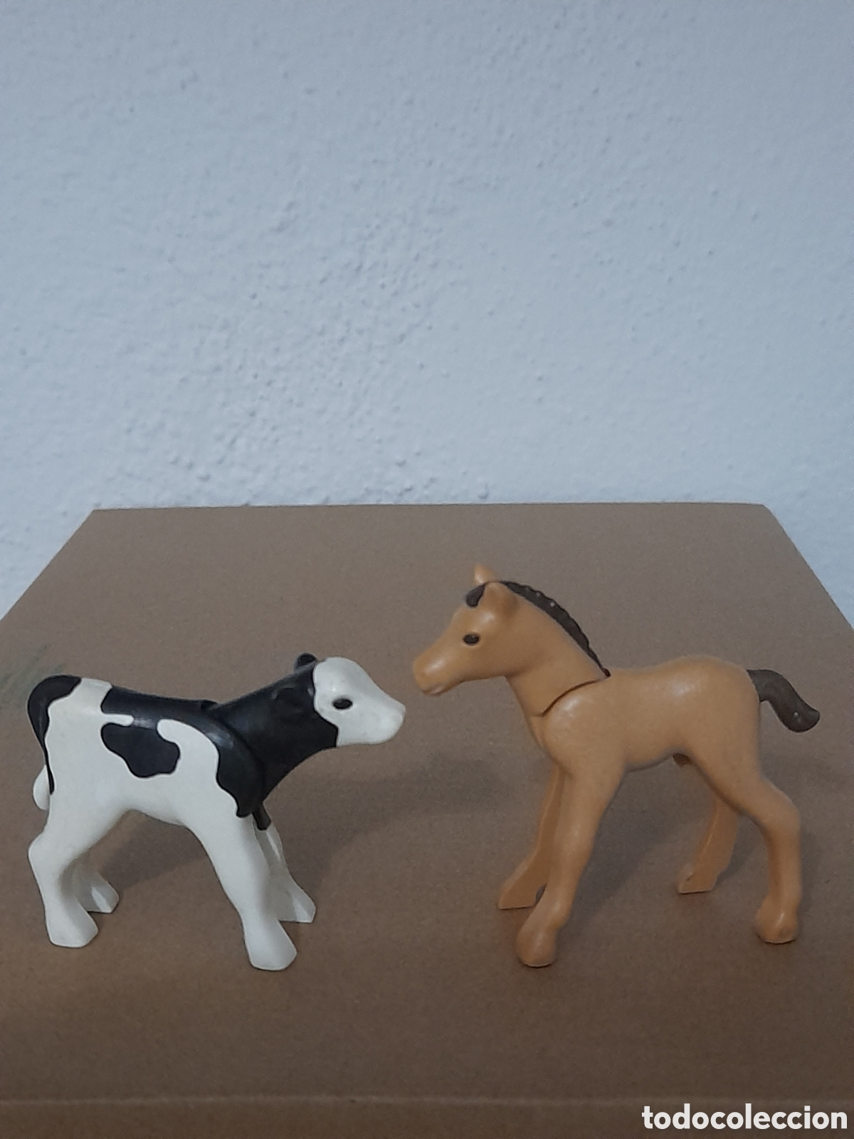 Playmobil: Playmobil figuras animales, ternera y peque&ntilde;o potrillo