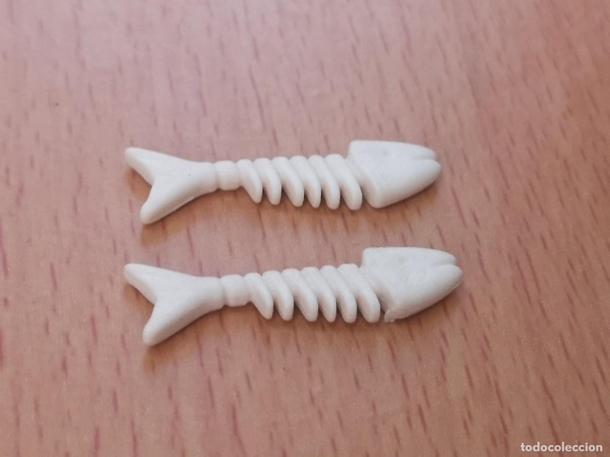 Playmobil: Playmobil raspas peces comida gato animales Bel