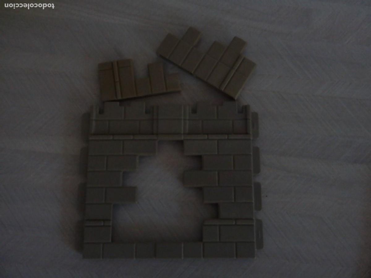 Playmobil: PLAYMOBIL PARED DOBLE DERRUIDA CASTILLO MEDIEVAL