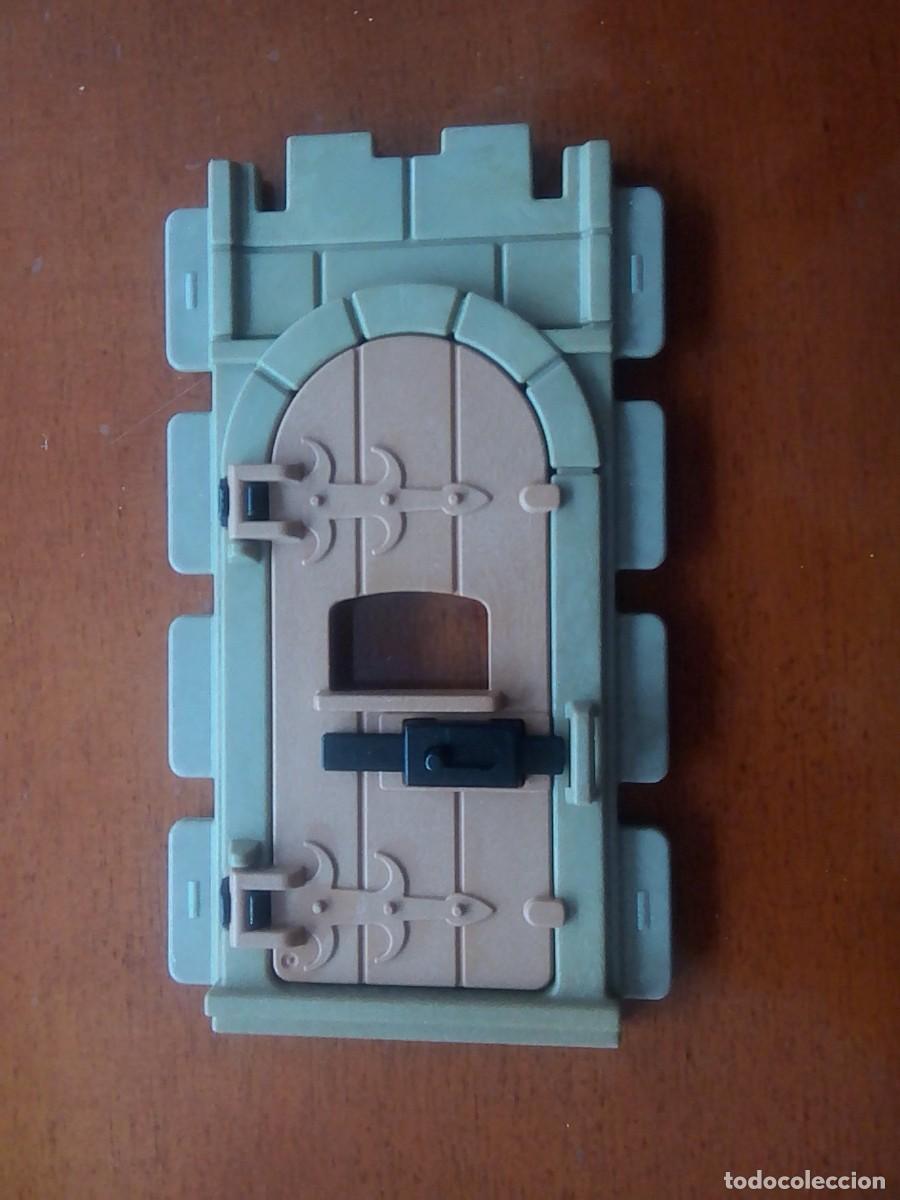Playmobil: PLAYMOBIL PARED PUERTA PRISION CARCEL MAZMORRA CASTILLO MEDIEVAL