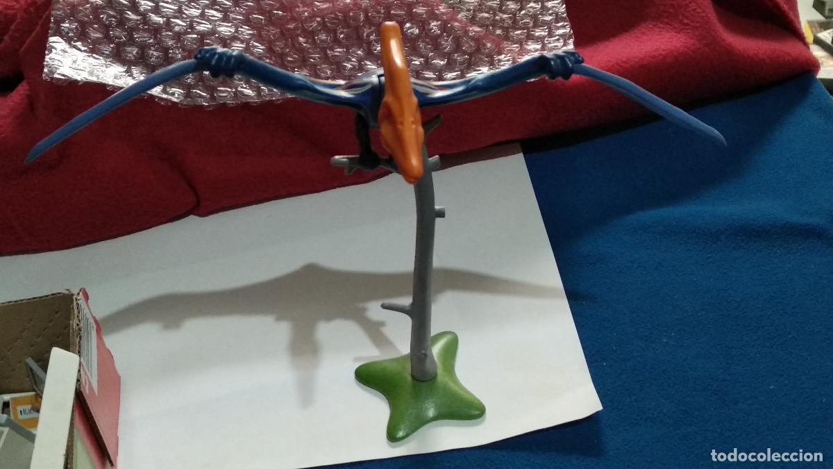 Playmobil: Playmobil, pterosaurio PLAYMOBIL, DINOSAURIO PTEROSAURIO CON ARBOL SECO EN SU BASE - VEGETACION -