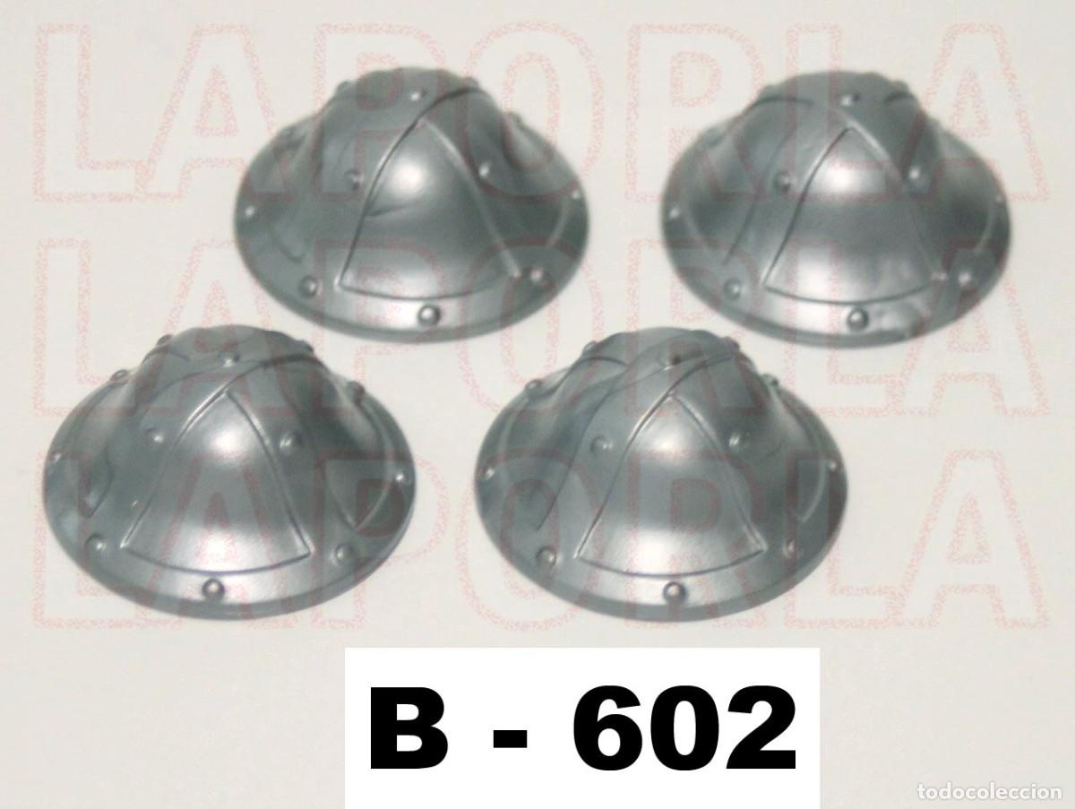 Playmobil: PLAYMOBIL 4 CASCOS MEDIEVALES - SOLDADO GUARDIA CASTILLO ARQUERO BALLESTERO (B-602)