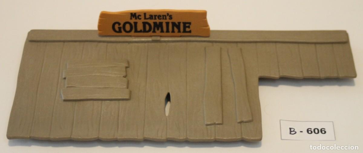 Playmobil: PLAYMOBIL TEJADO CASETA MINA ORO - MC LAREN'S GOLDMINE OESTE WESTERN (B-606)