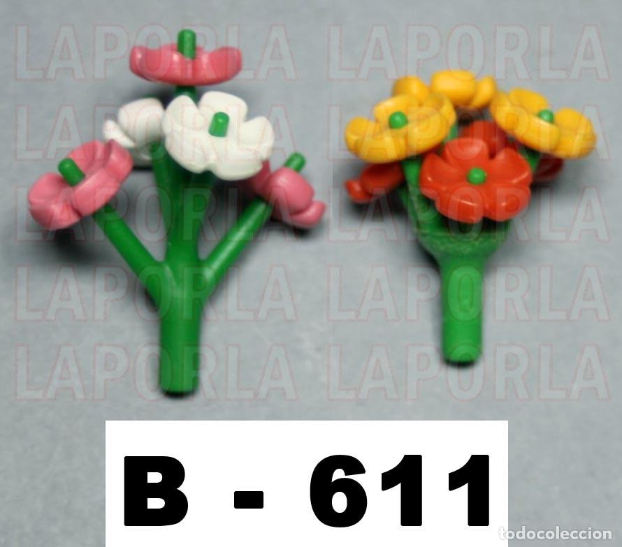 Playmobil: PLAYMOBIL 2 RAMOS DE FLORES - JARD&Iacute;N DECORACI&Oacute;N HOGAR JARR&Oacute;N REGALO BODA (B-611)