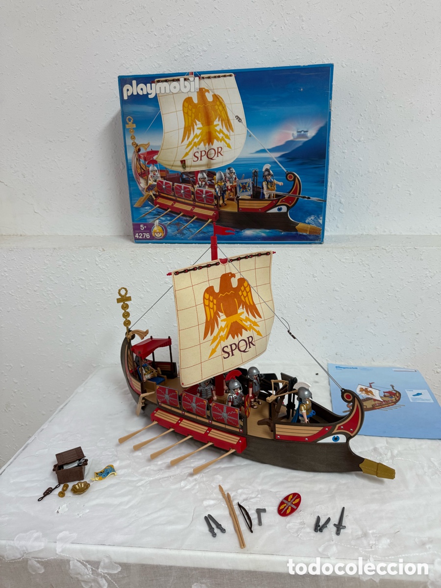 Playmobil: Playmobil 4276 Roman War Galley &ndash; Box & Instructions &ndash; Excellent Condition