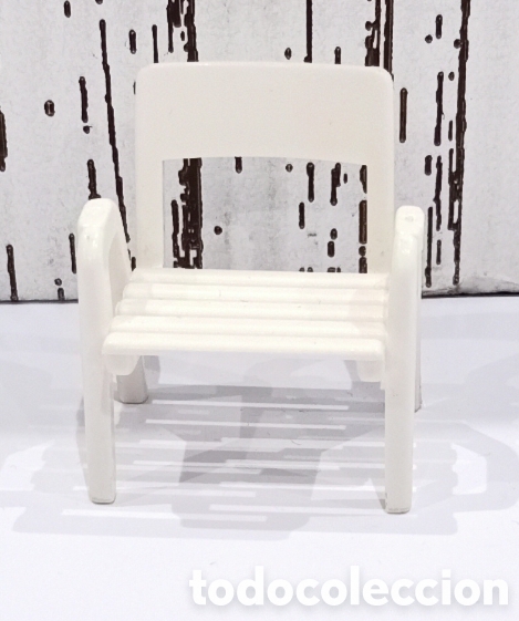 Playmobil: Playmobil silla blanca jard&iacute;n