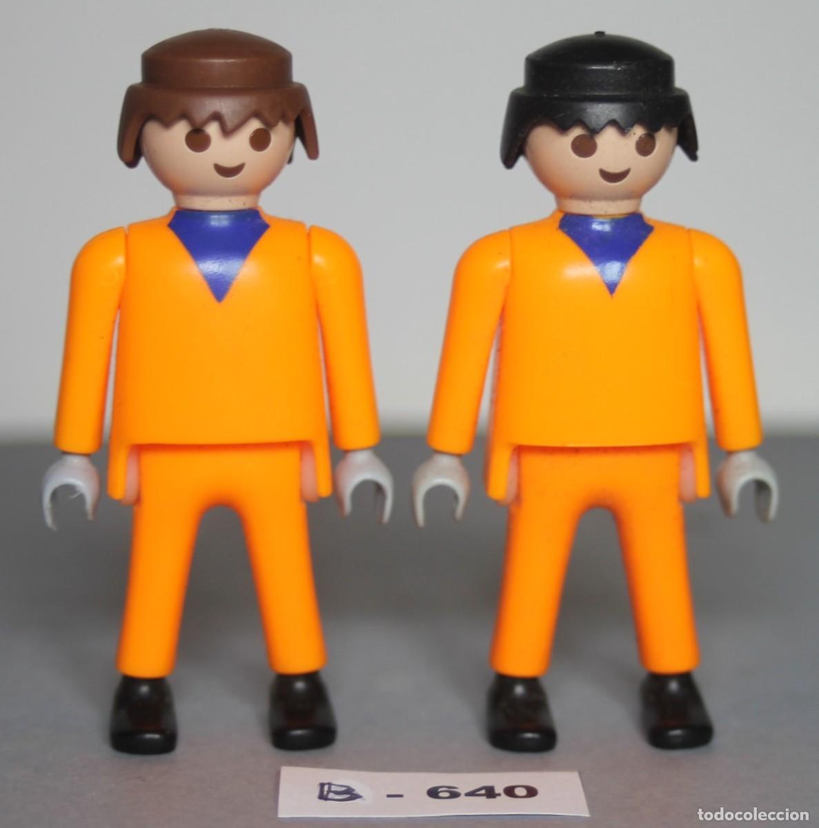 Playmobil: PLAYMOBIL 2 FIGURAS SERVICIOS - OBRERO OPERARIO PROFESIONAL (B-640)