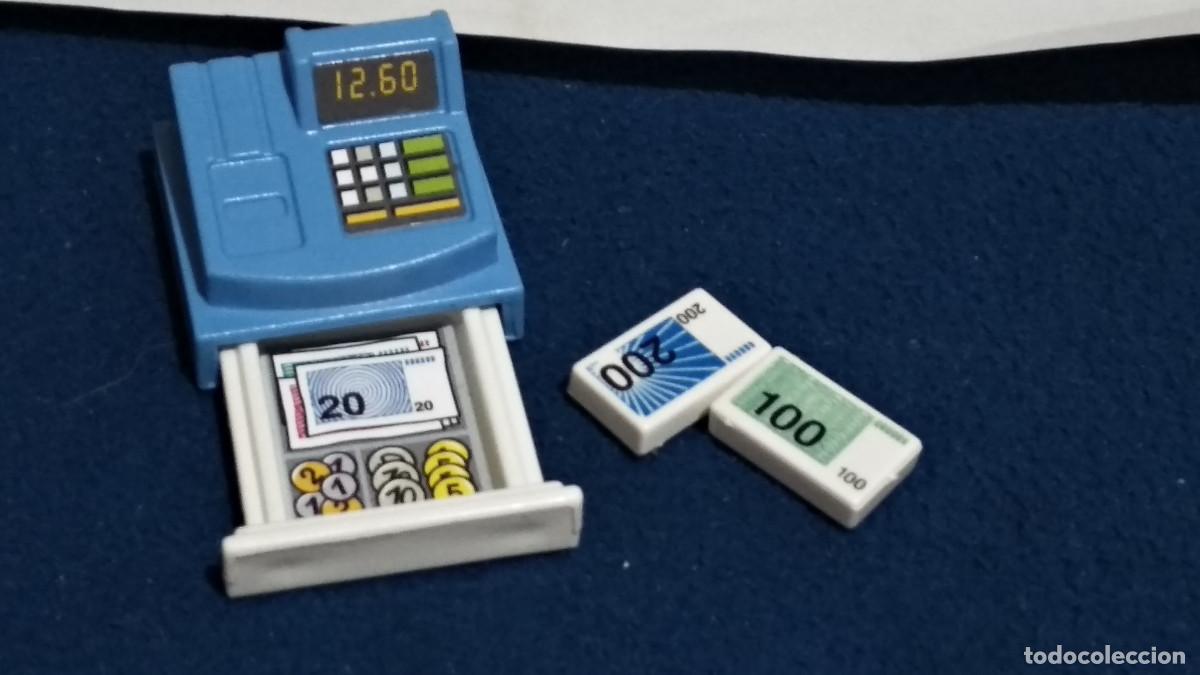 Playmobil: Playmobil caja registradora con billetes dinero supermercado mercado tienda