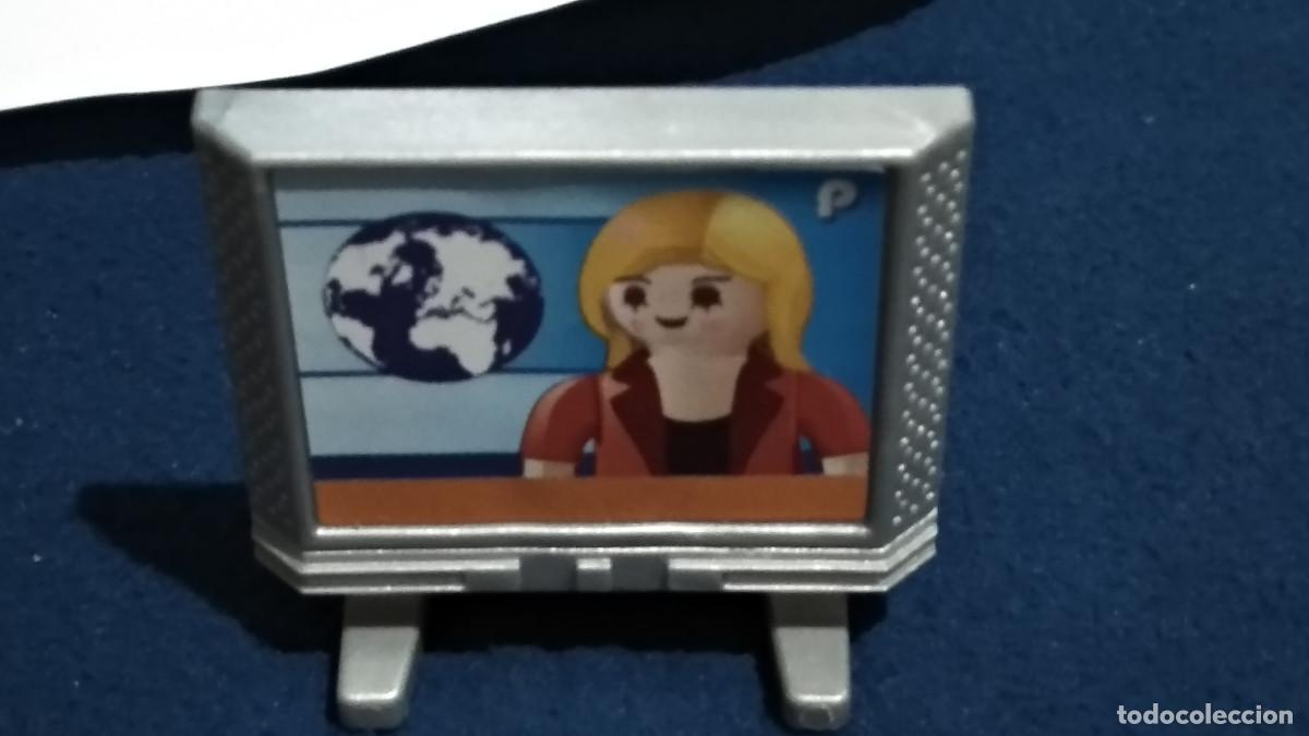 Playmobil: Pieza PLAYMOBIL televisi&oacute;n CON SOPORTE TV monitor televisor casa moderna