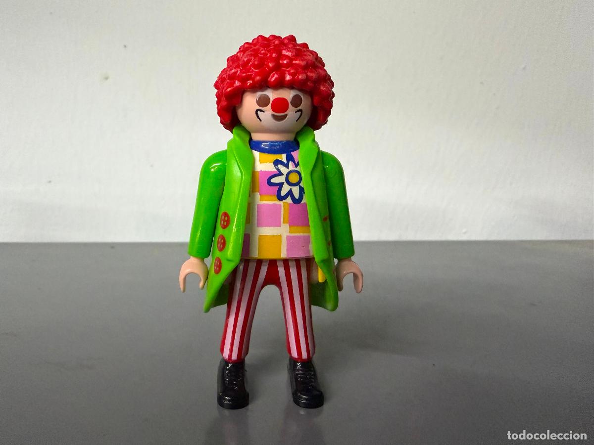 Playmobil: playmobil payaso pelo rizado chaleco circo- mix25