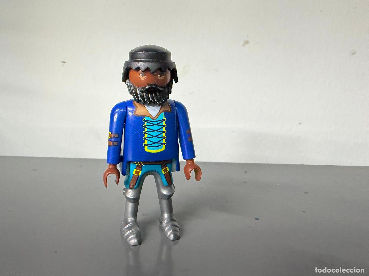 Playmobil: playmobil figura medieval botas armadura plata - mix25