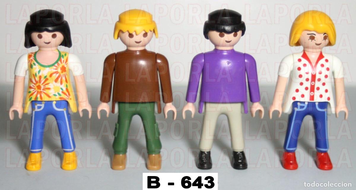 Playmobil: PLAYMOBIL 4 FIGURAS CITY LIFE (B-643)