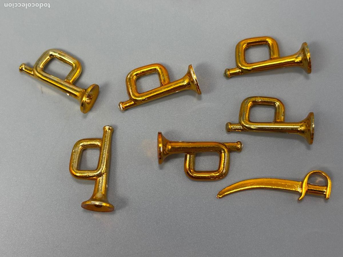 Playmobil: Playmobil lote trompeta espada dorada cromada