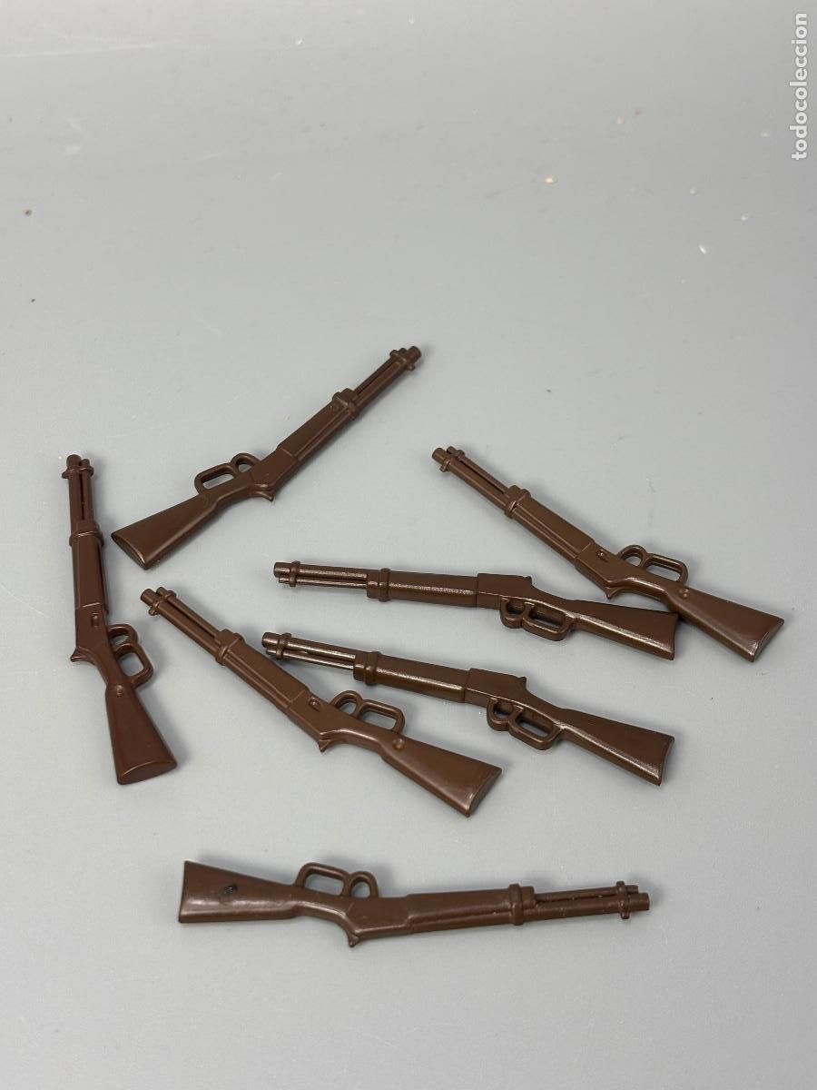 Playmobil: Playmobil lote rifle escopeta vaquero soldado oeste