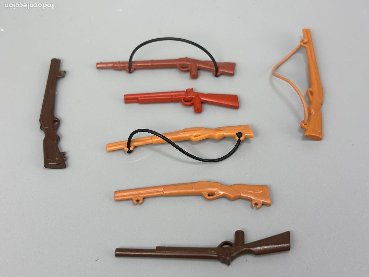 Playmobil: Playmobil lote rifle escopeta vaquero soldado oeste