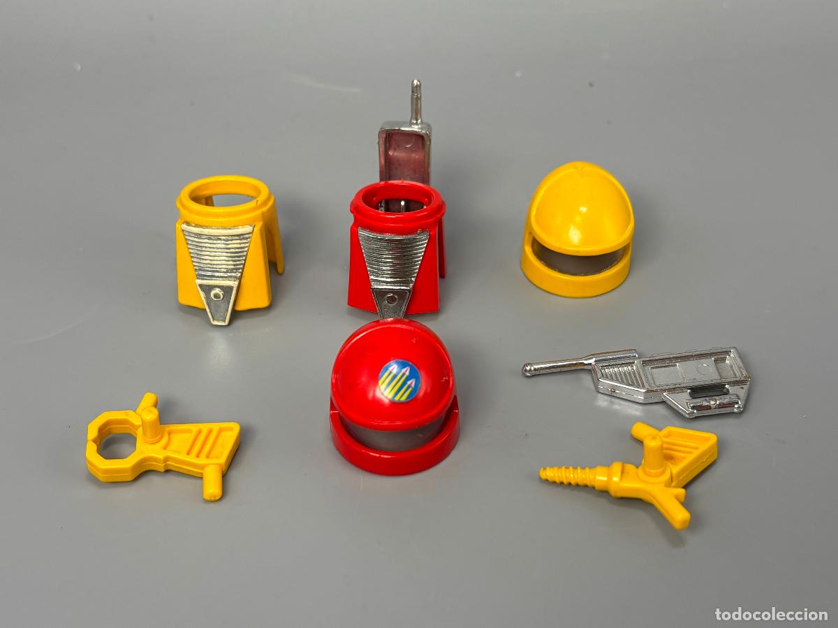 Playmobil: Playmobil 3590 3591 lote casco peto herramienta figura espacio playmospace