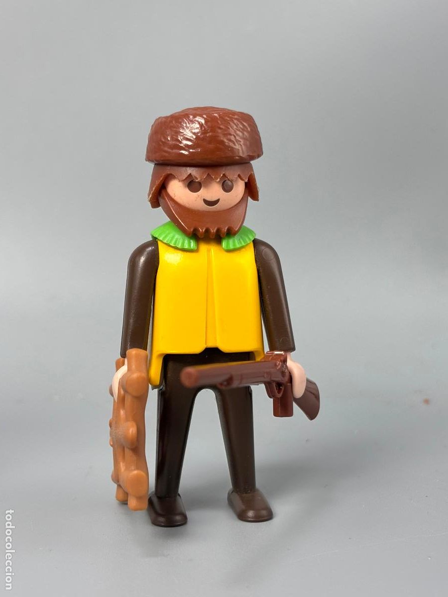 Playmobil: Playmobil 3394 trampero con piel y escopeta