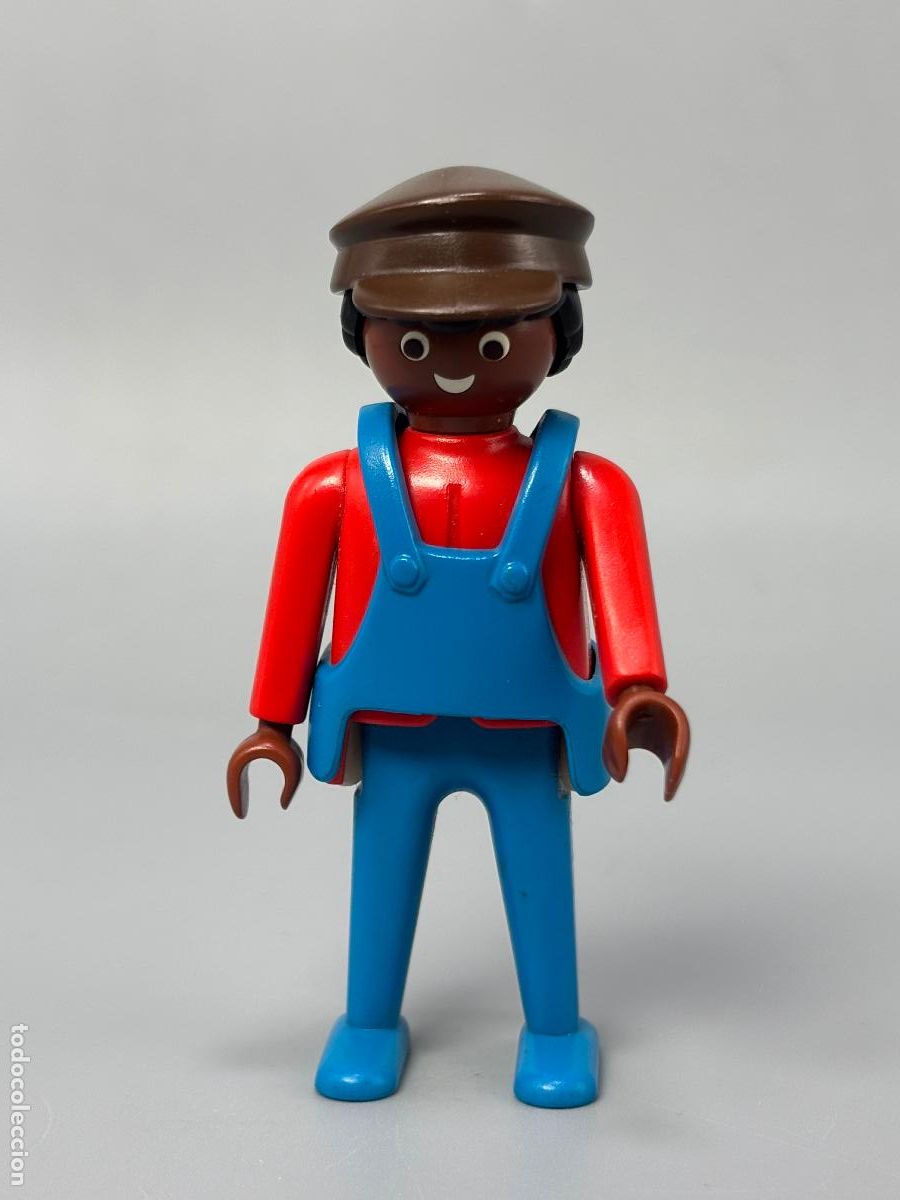 Playmobil: Playmobil figura con chaleco y gorro mecanico
