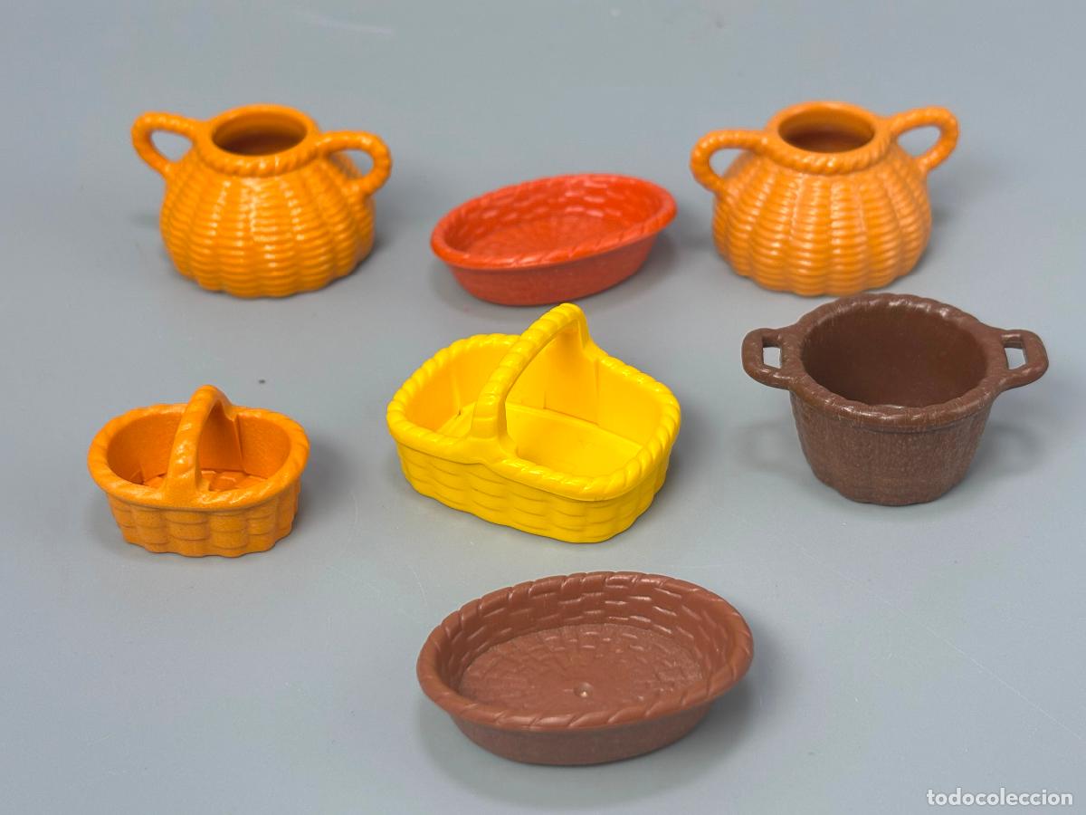 Playmobil: Playmobil lote cesto canasto