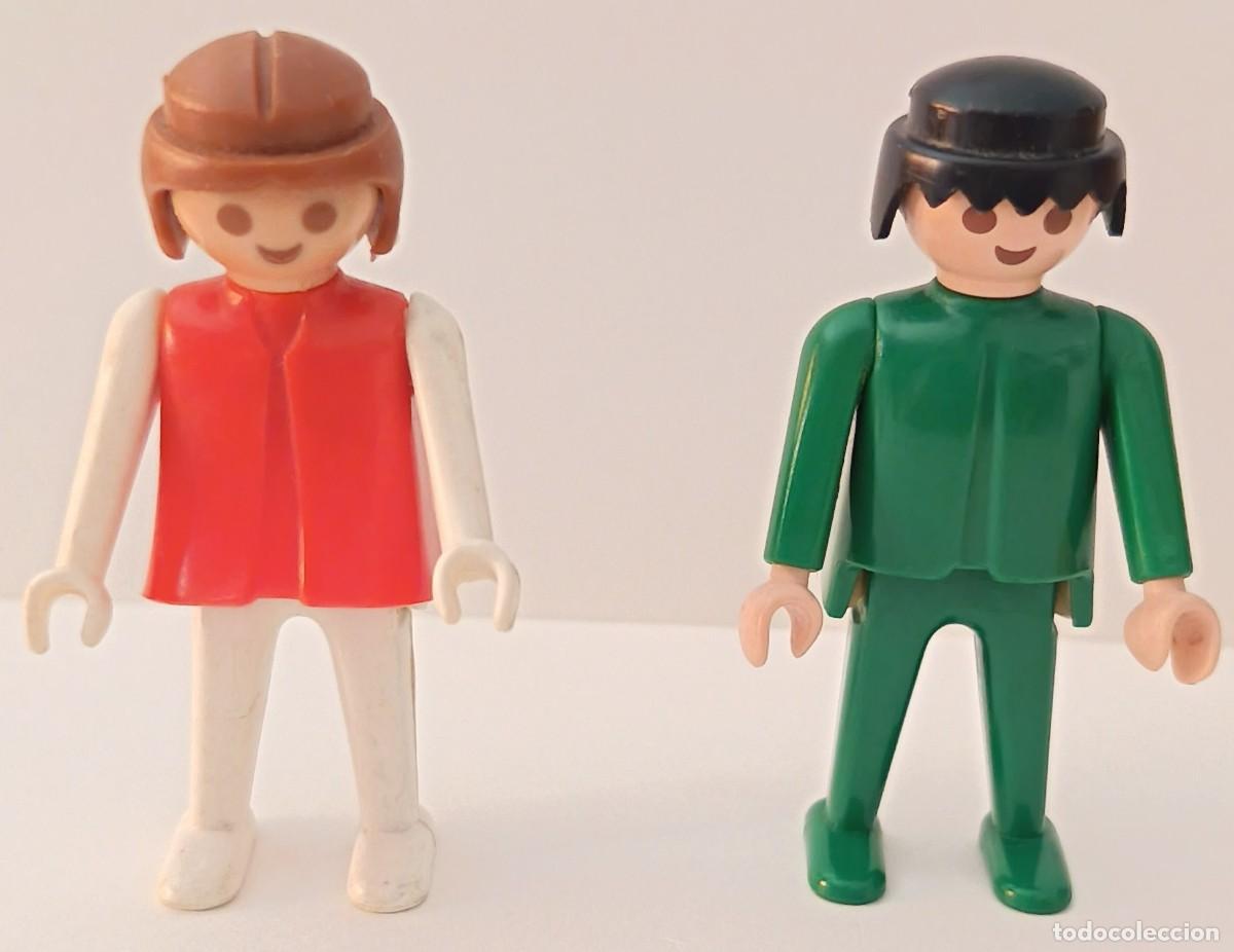 Playmobil: Pareja de playmobil Geobra. A&ntilde;o 1974. Masculino y femenino.