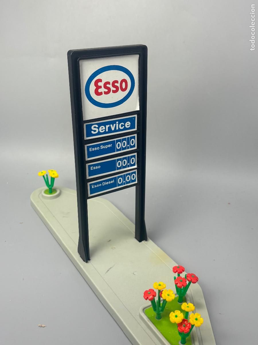 Playmobil: Playmobil 3434 letrero estaci&oacute;n de servicio