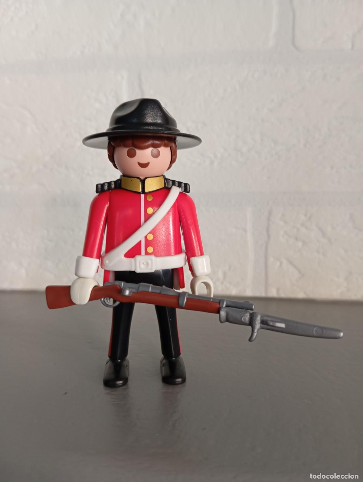 Playmobil: Playmobil Figura con accesorios. Polic&iacute;a canadiense