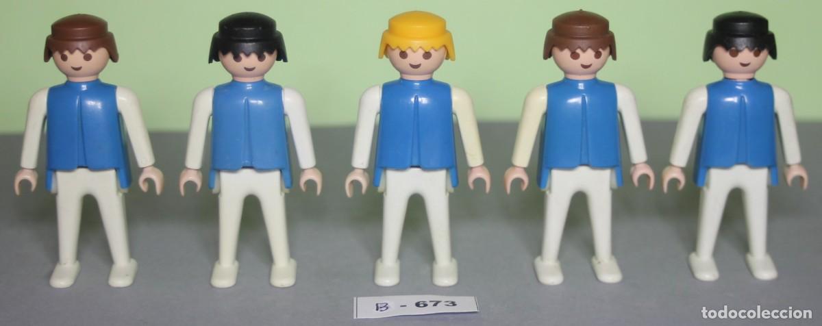 Playmobil: PLAYMOBIL 5 FIGURAS CL&Aacute;SICAS - MARINEROS PIRATAS MEDIEVAL (B-673)