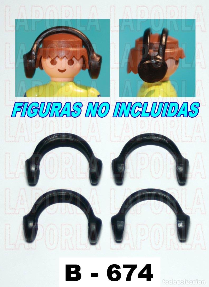 Playmobil: PLAYMOBIL 4 AURICULARES - DJ M&Uacute;SICA MP3 PLAYLIST (B-674)