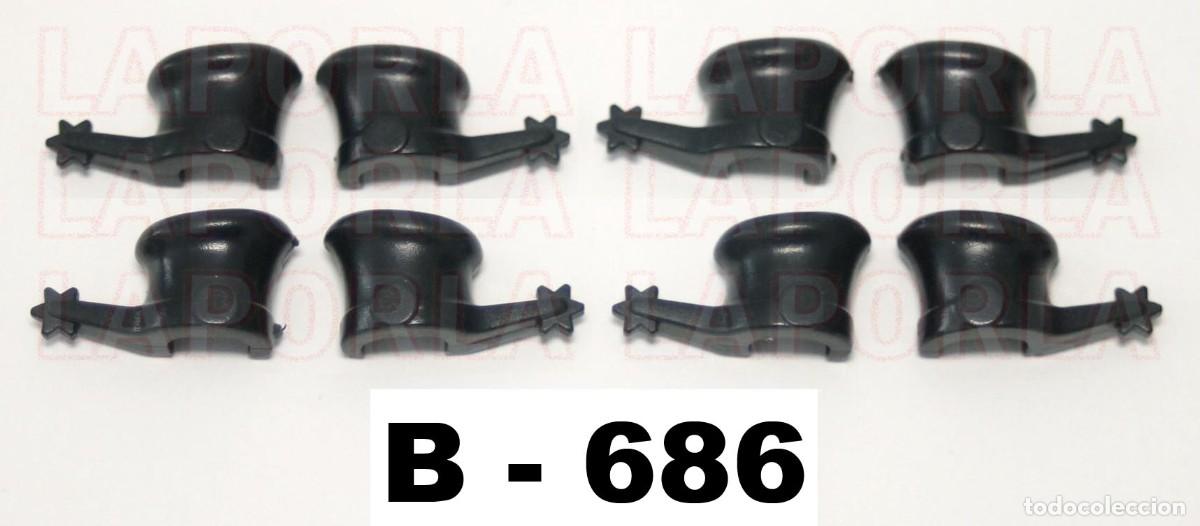 Playmobil: PLAYMOBIL 8 ESPUELAS (4 PARES) - OESTE MEDIEVAL VAQUERO FORAJIDO (B-686)