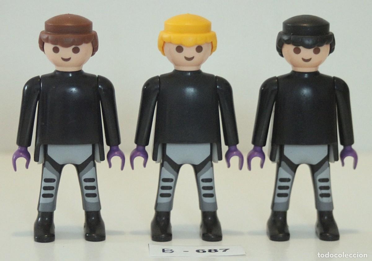 Playmobil: PLAYMOBIL 3 FIGURAS FUTURE PLANET - ASTRONAUTA PILOTO (B-687)