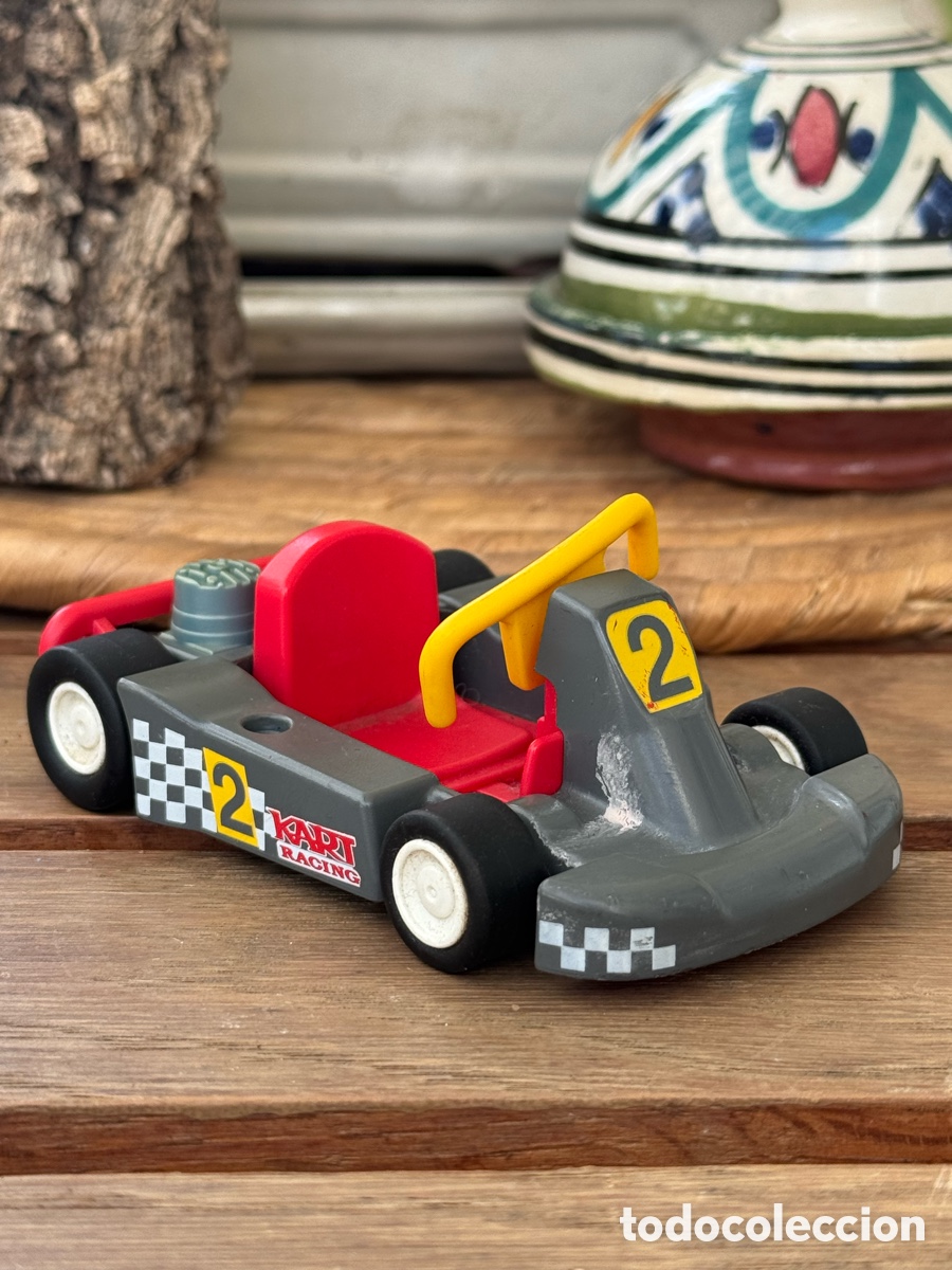 Playmobil: Kart de carreras Playmobil vintage &ndash; Geobra 1998 &ndash; N&ordm; 2