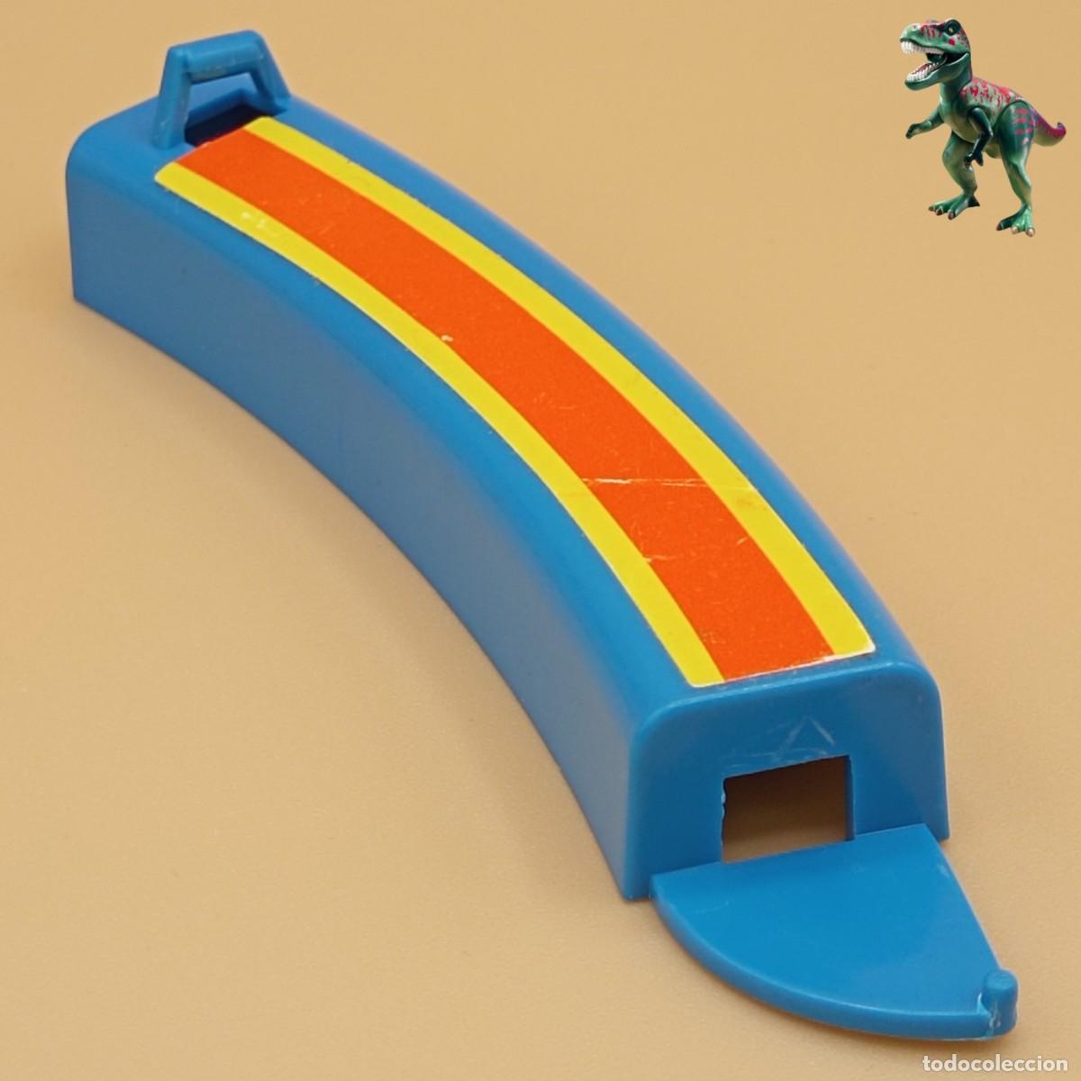 Playmobil: Playmobil barrera azul entrada pista central zocalo gradas anillo arena circo romani 3510