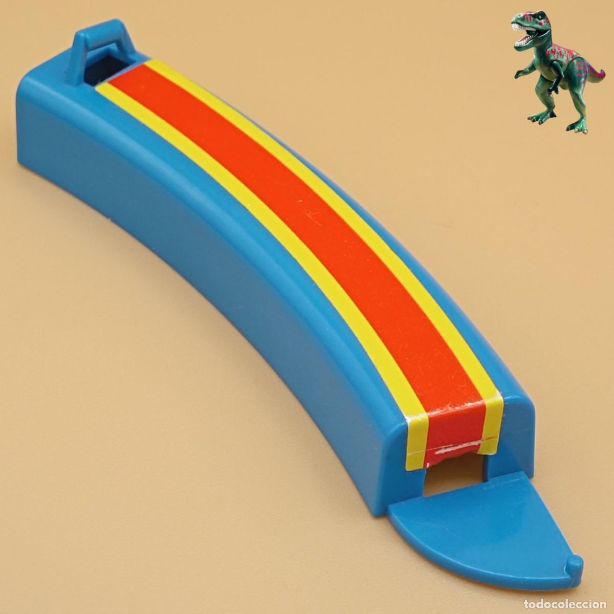 Playmobil: Playmobil barrera azul entrada pista central zocalo gradas anillo arena circo romani 3510